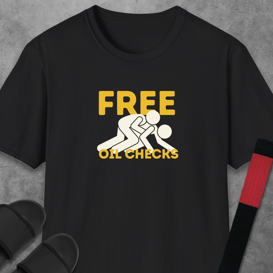Free Oil Checks T-Shirt