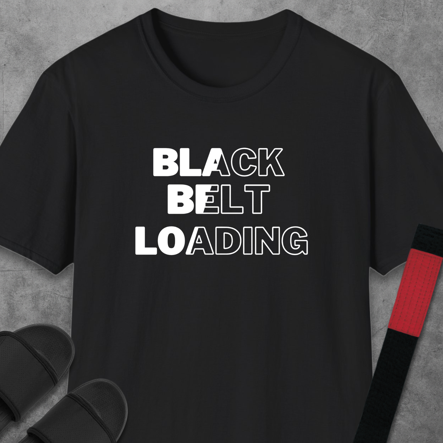 Black Belt Loading T-Shirt