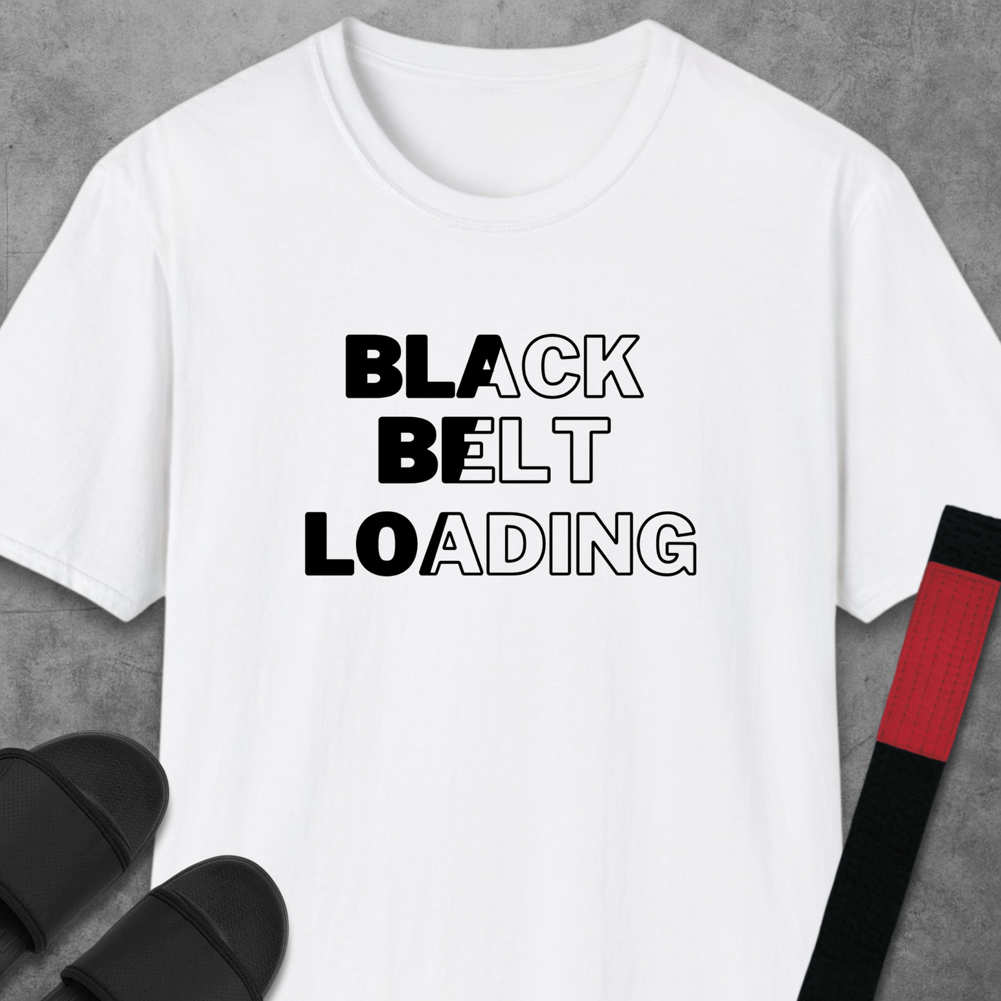 Black Belt Loading T-Shirt