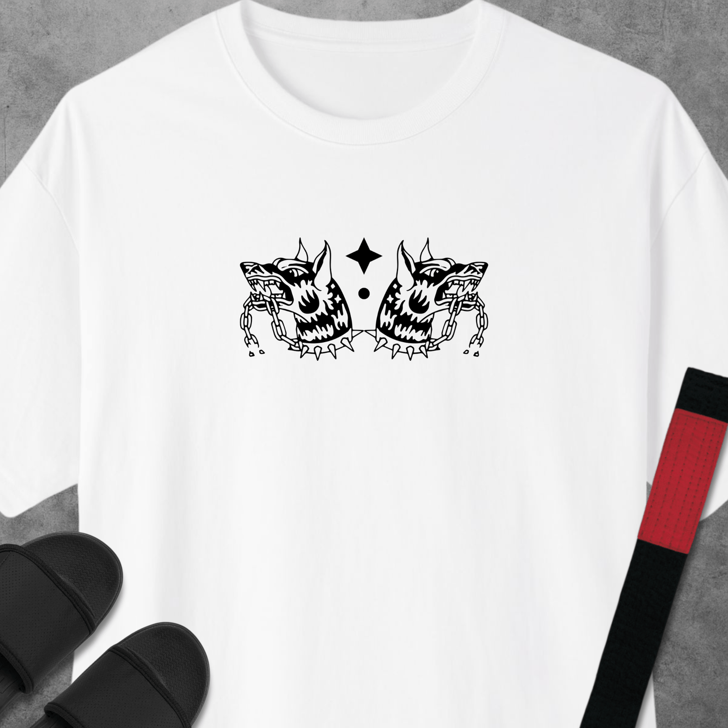 Dog Fight Oversized T-Shirt