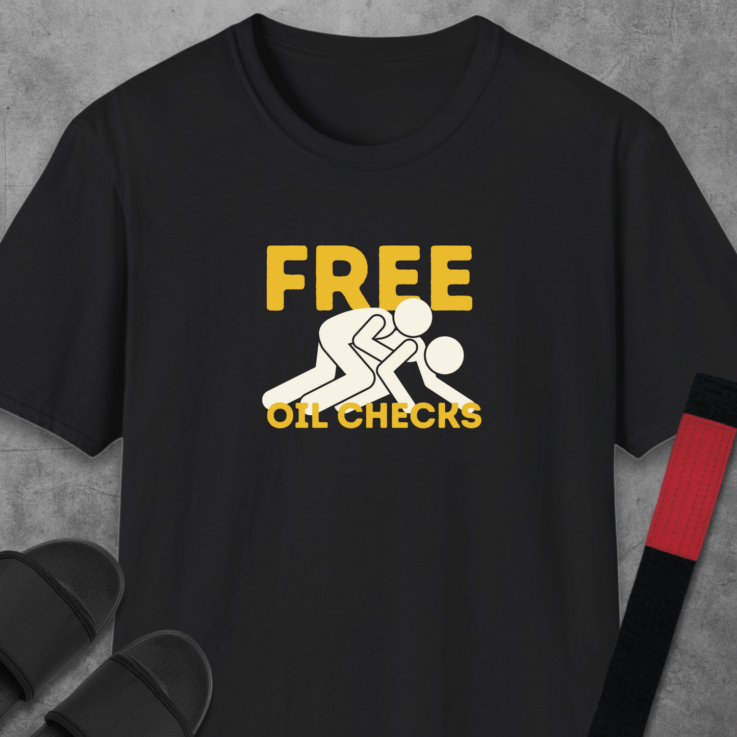 Free Oil Checks T-Shirt