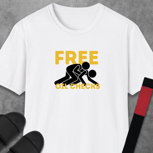 Free Oil Checks T-Shirt