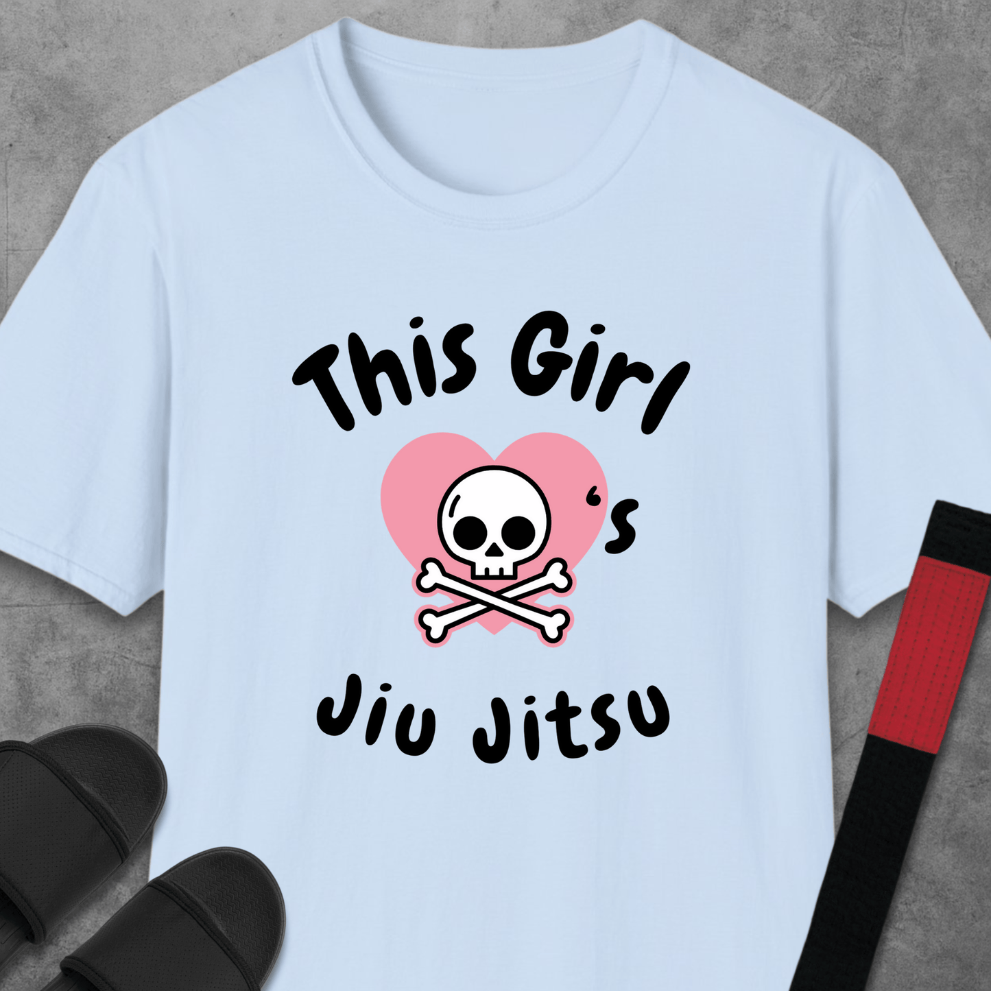 Girl Loves Jiu Jitsu T-Shirt