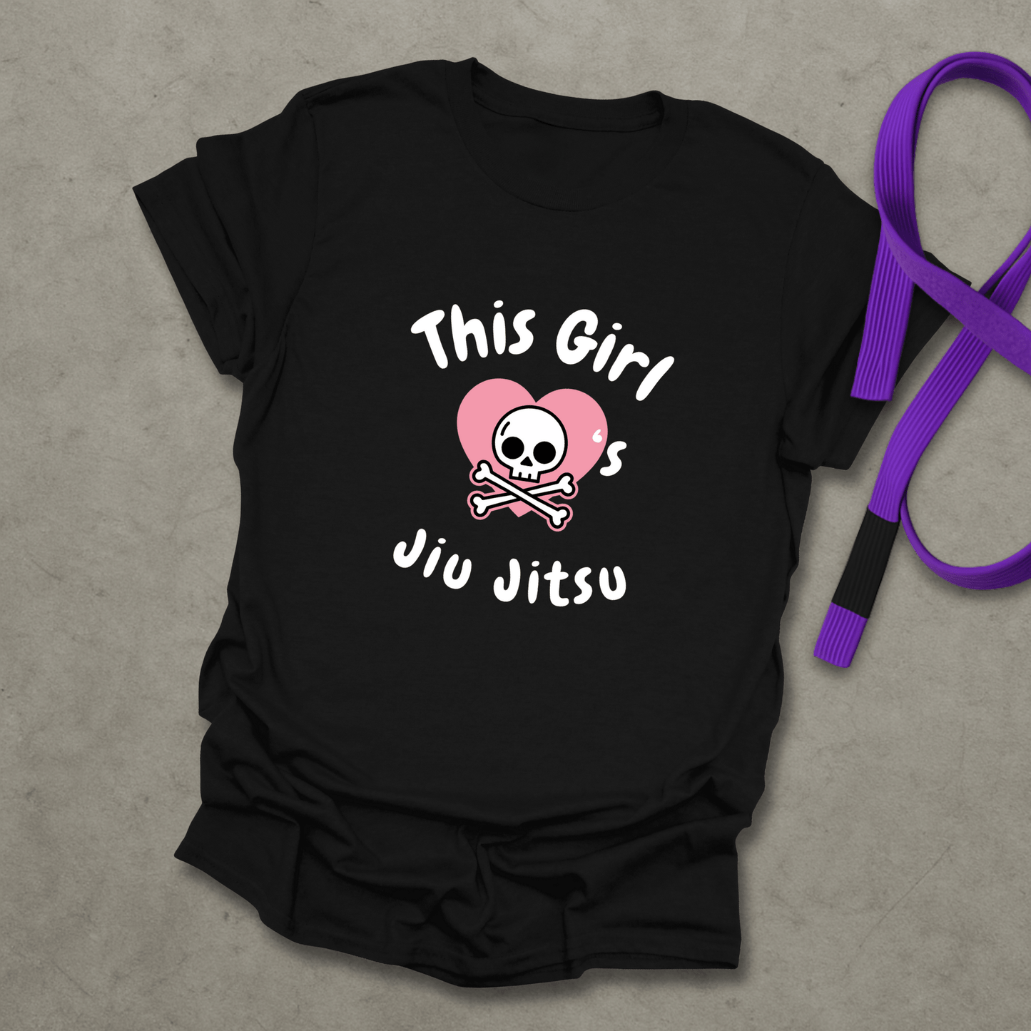 Girl Loves Jiu Jitsu T-Shirt