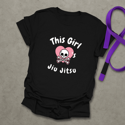 Girl Loves Jiu Jitsu T-Shirt