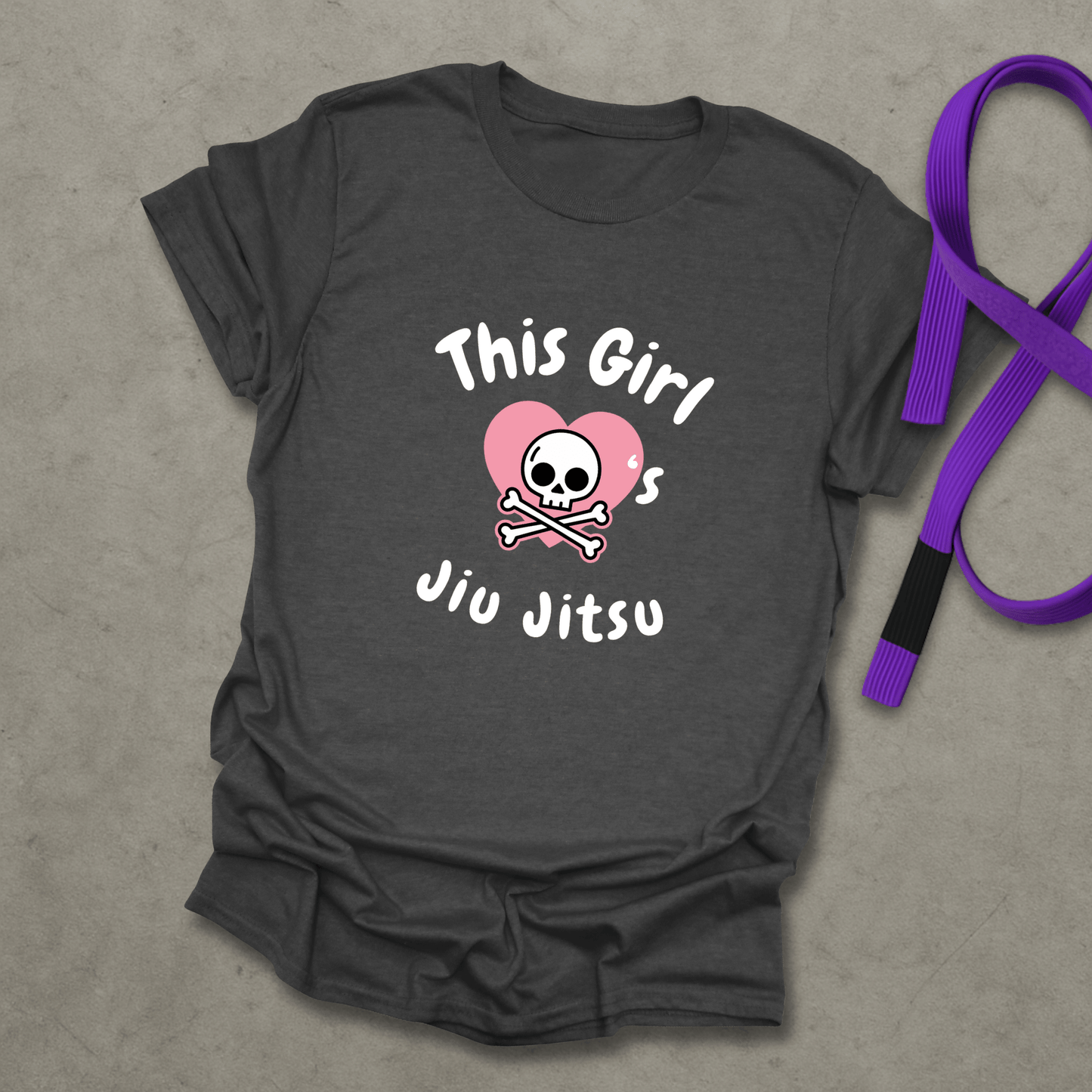 Girl Loves Jiu Jitsu T-Shirt
