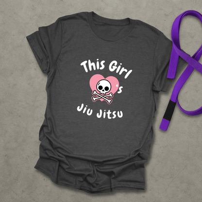 Girl Loves Jiu Jitsu T-Shirt