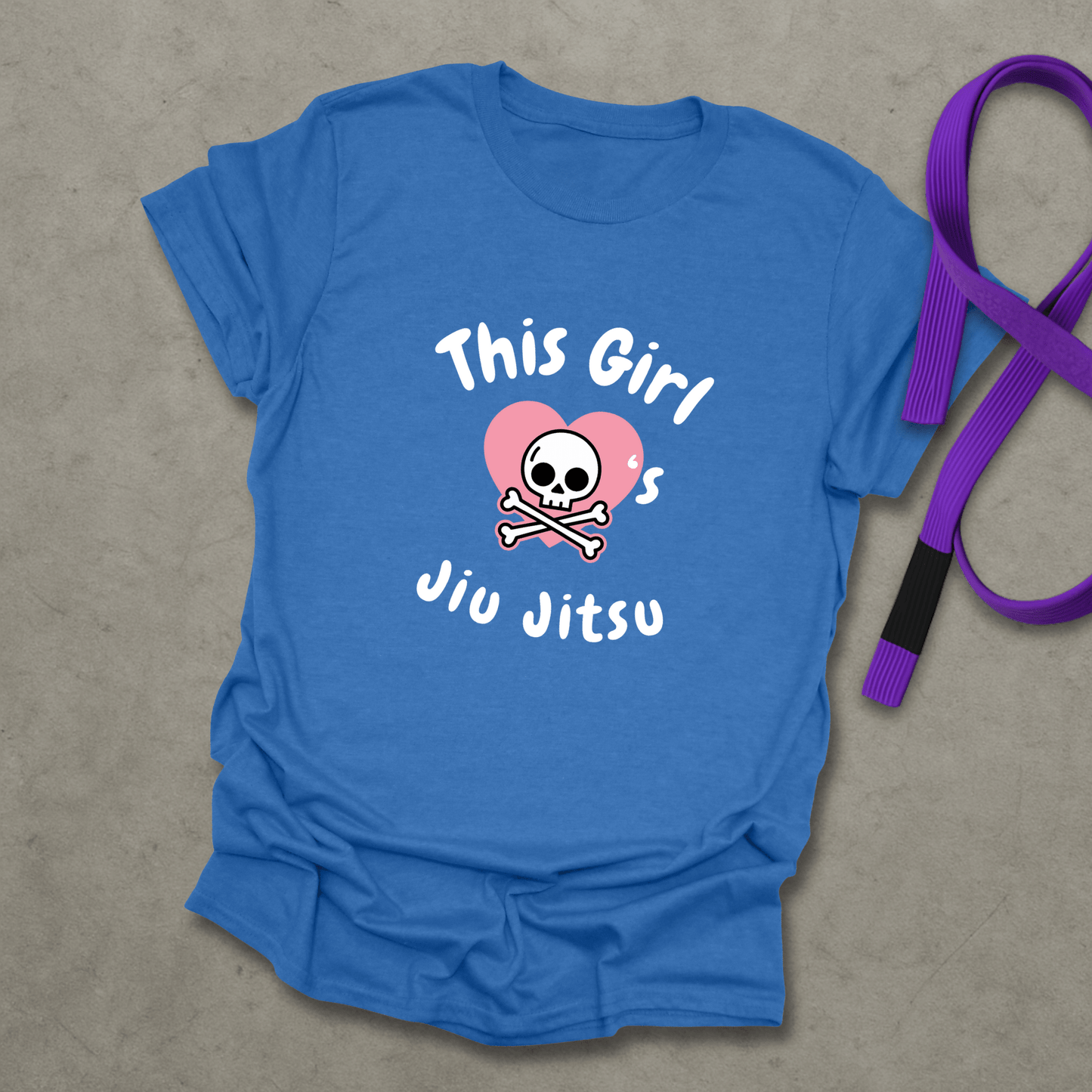 Girl Loves Jiu Jitsu T-Shirt