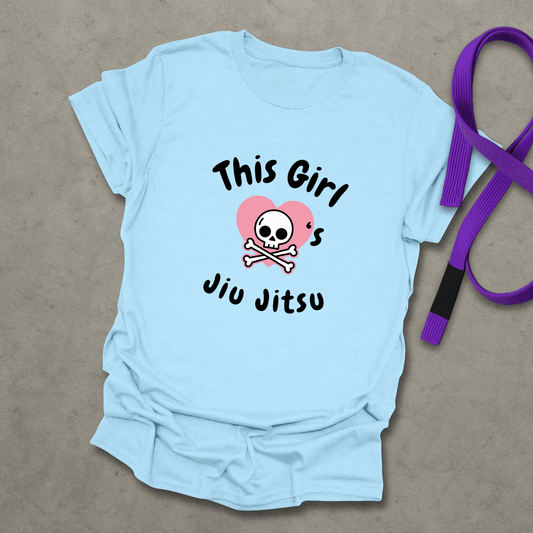 Girl Loves Jiu Jitsu T-Shirt