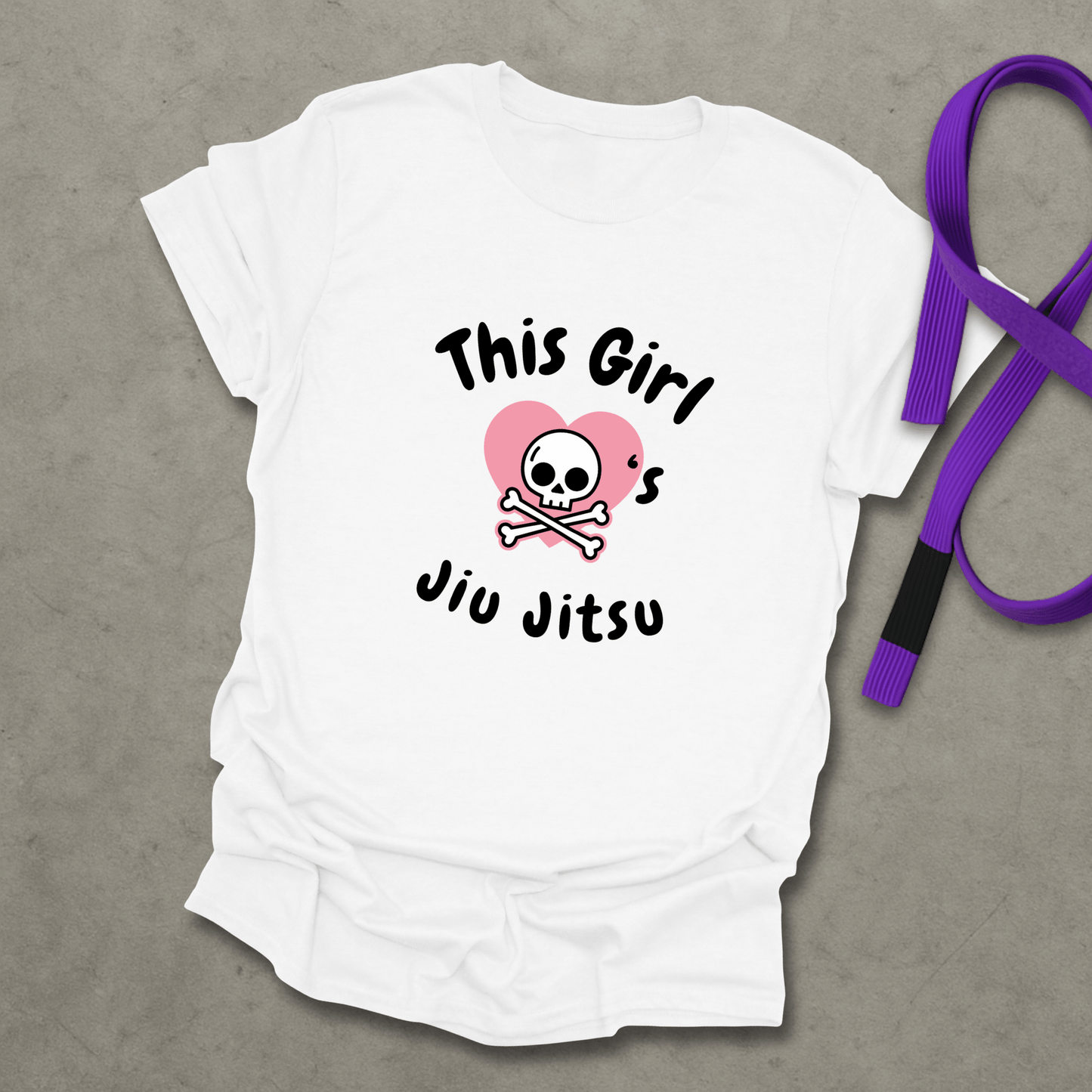 Girl Loves Jiu Jitsu T-Shirt
