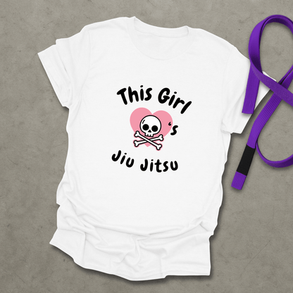 Girl Loves Jiu Jitsu T-Shirt