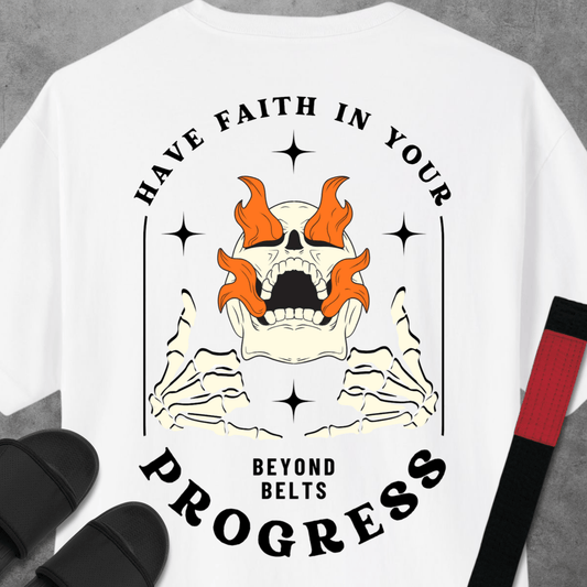 Progress Beyond Belts Oversized T-Shirt